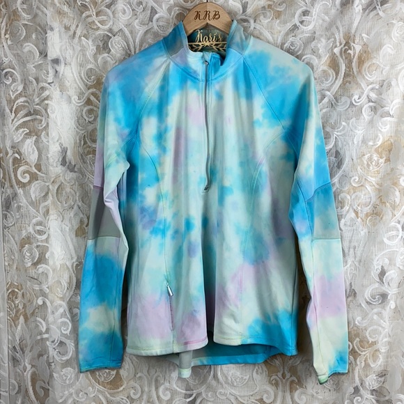 Athleta Tops - Athleta tie dye sweatshirt active one of a kind handmade XL